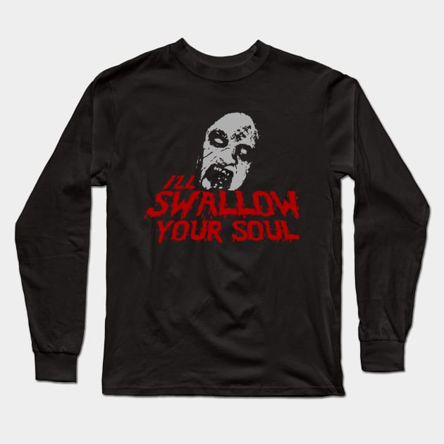 I'll Swallow Your Soul Long Sleeve T-Shirt by Meta Cortex